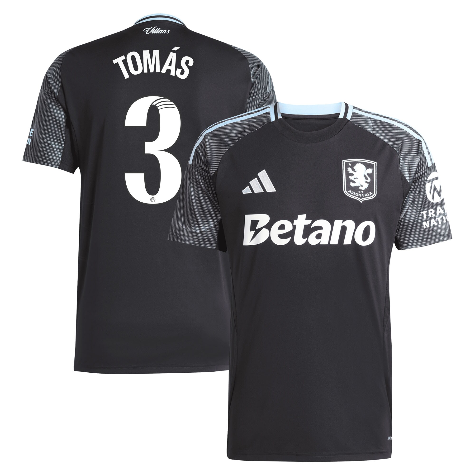 aston-villa-adidas-wsl-away-shirt-2025-26-with-tomas-3-printing Collection - Official Aston Villa Shirts & Jerseys