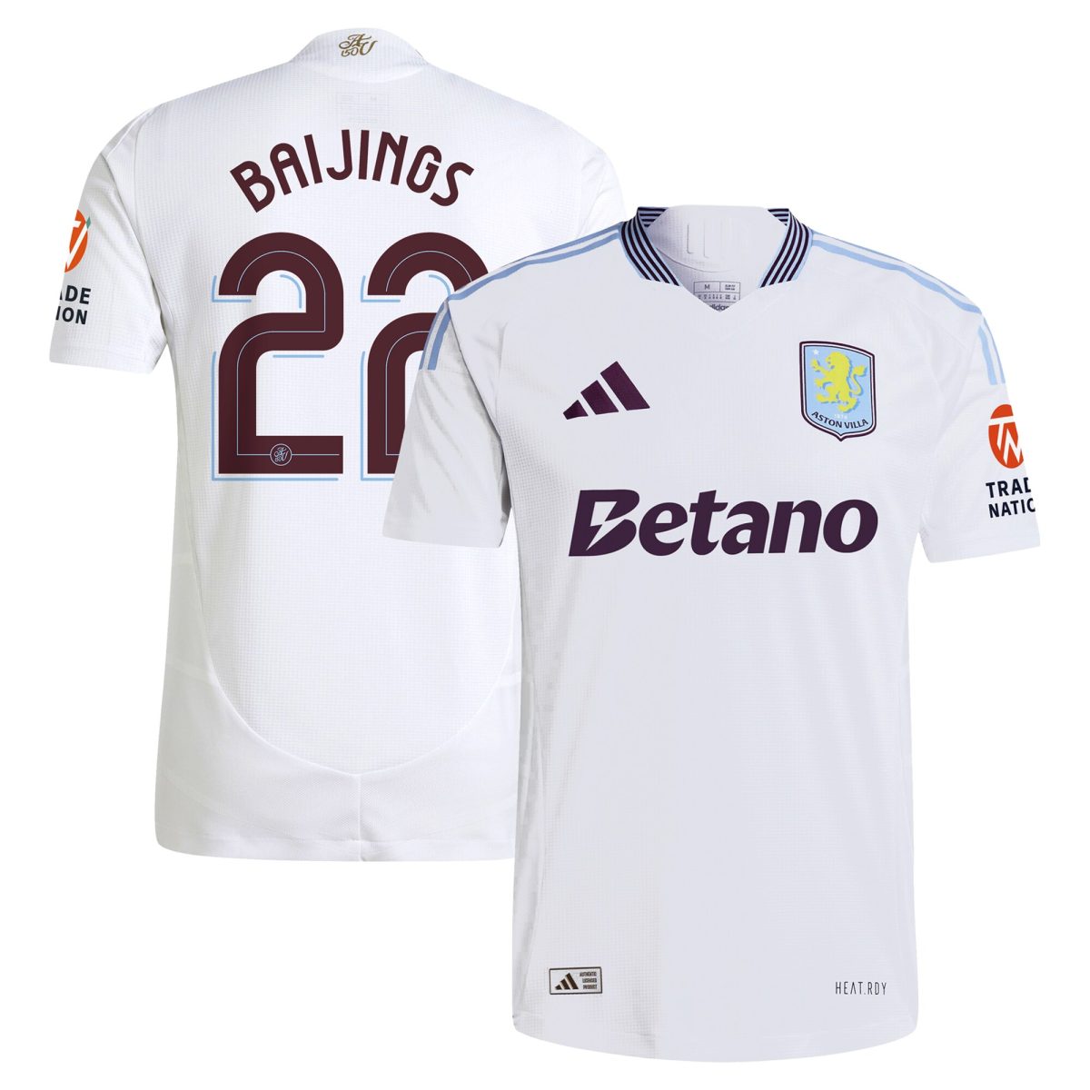 aston villa adidas away authentic shirt 2024-25 with baijings 22 cup printing Collection - Official Aston Villa Shirts & Jerseys
