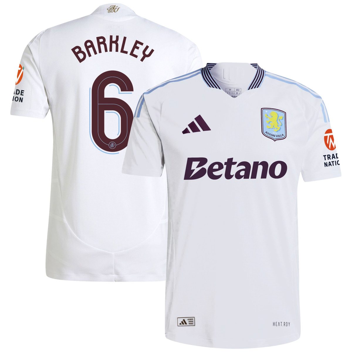 aston villa adidas away authentic shirt 2024-25 with barkley 6 cup printing Collection - Official Aston Villa Shirts & Jerseys