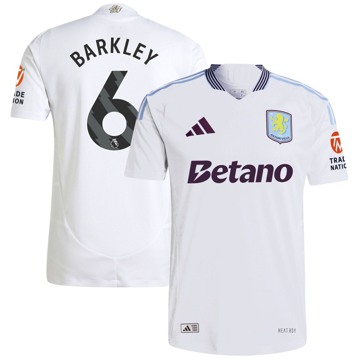 aston villa adidas away authentic shirt 2024-25 with barkley 6 printing Collection - Official Aston Villa Shirts & Jerseys
