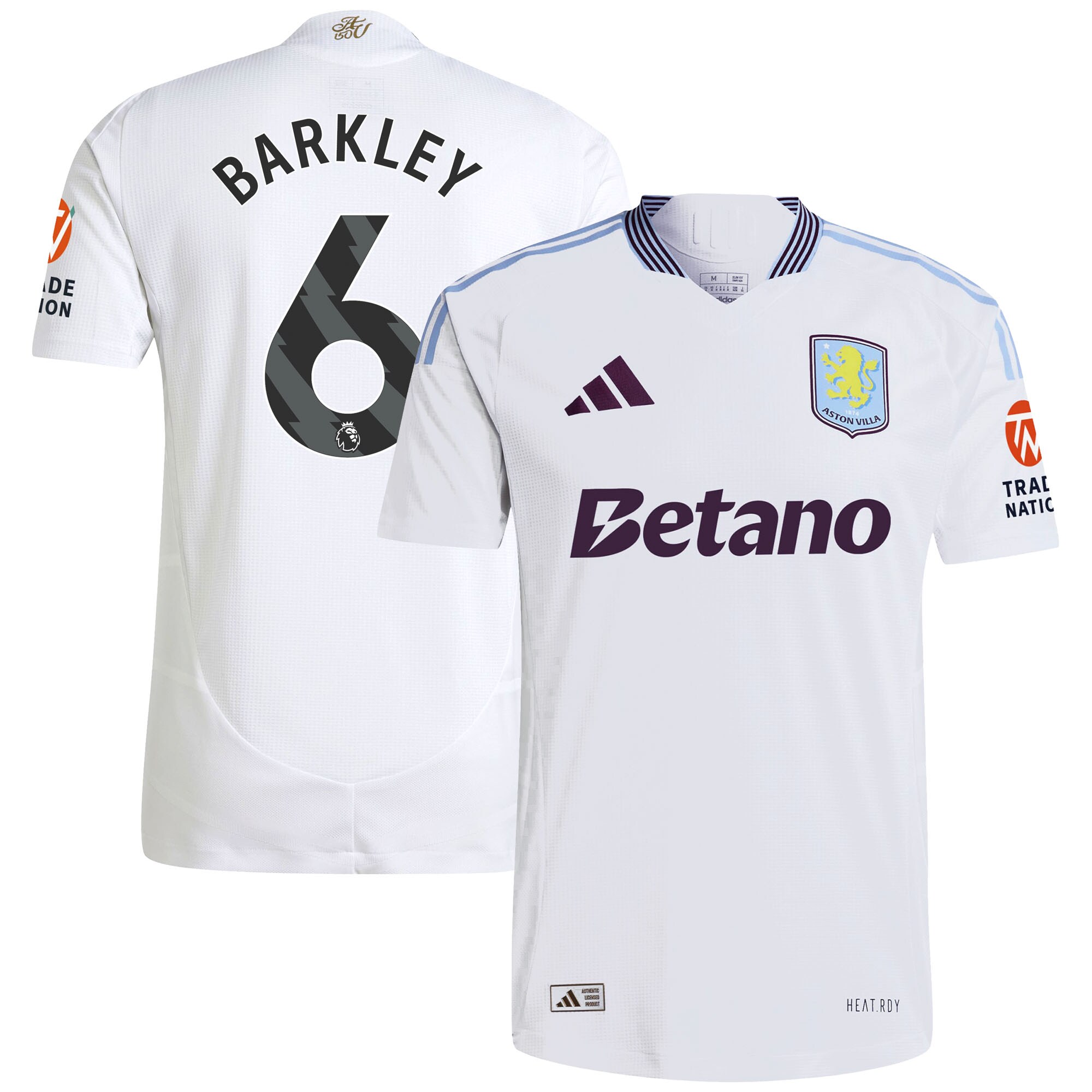 aston villa adidas away authentic shirt 2024-25 with barkley 6 printing Collection - Official Aston Villa Shirts & Jerseys
