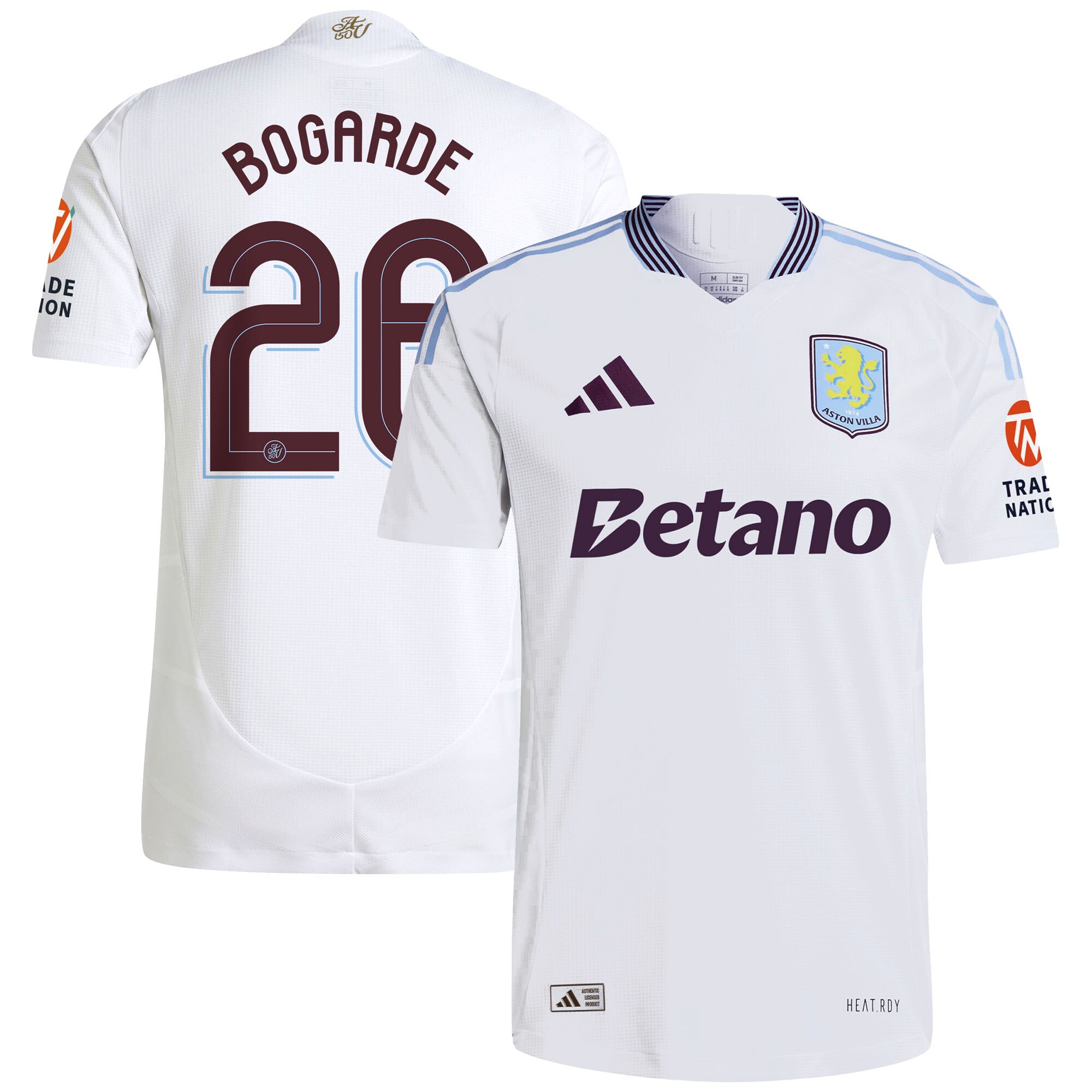 aston villa adidas away authentic shirt 2024-25 with bogarde 26 cup printing Collection - Official Aston Villa Shirts & Jerseys