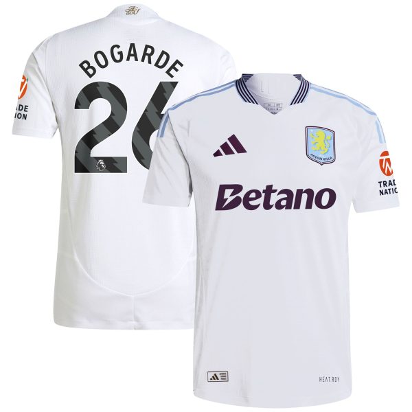 aston villa adidas away authentic shirt 2024-25 with bogarde 26 printing Collection - Official Aston Villa Shirts & Jerseys