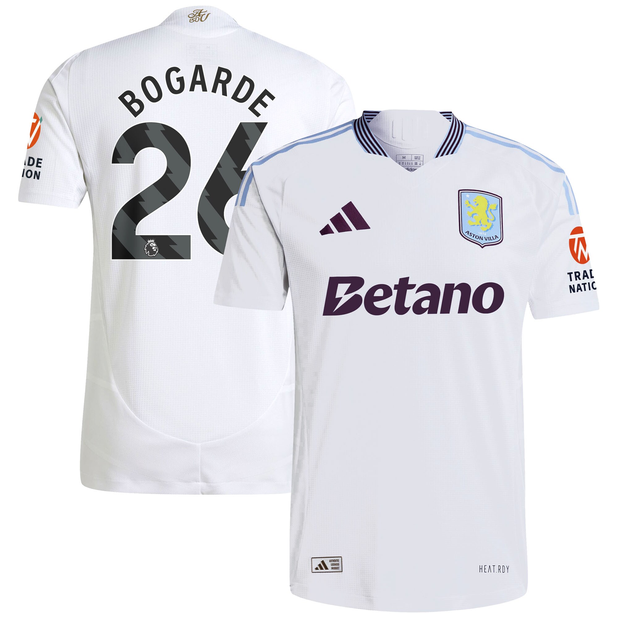 aston villa adidas away authentic shirt 2024-25 with bogarde 26 printing Collection - Official Aston Villa Shirts & Jerseys