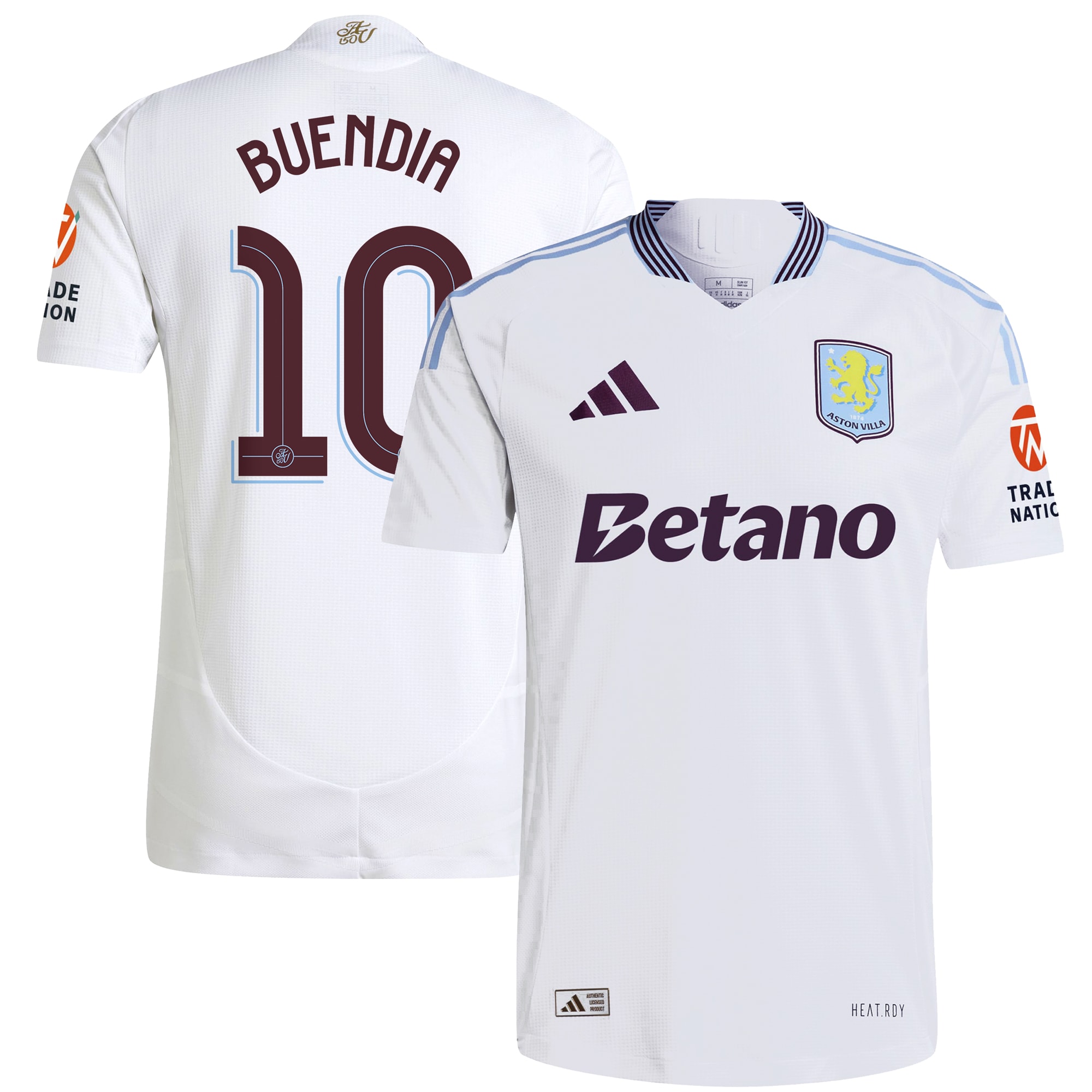 aston villa adidas away authentic shirt 2024-25 with buendia 10 cup printing Collection - Official Aston Villa Shirts & Jerseys