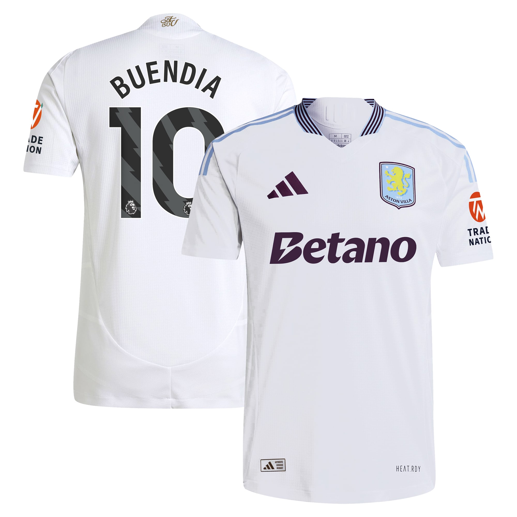 aston villa adidas away authentic shirt 2024-25 with buendia 10 printing Collection - Official Aston Villa Shirts & Jerseys