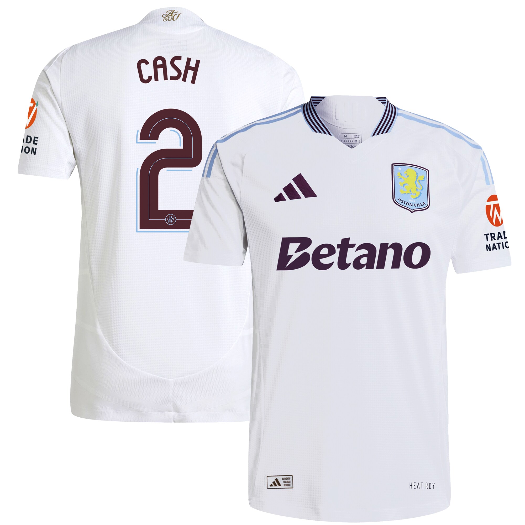 aston villa adidas away authentic shirt 2024-25 with cash 2 cup printing Collection - Official Aston Villa Shirts & Jerseys