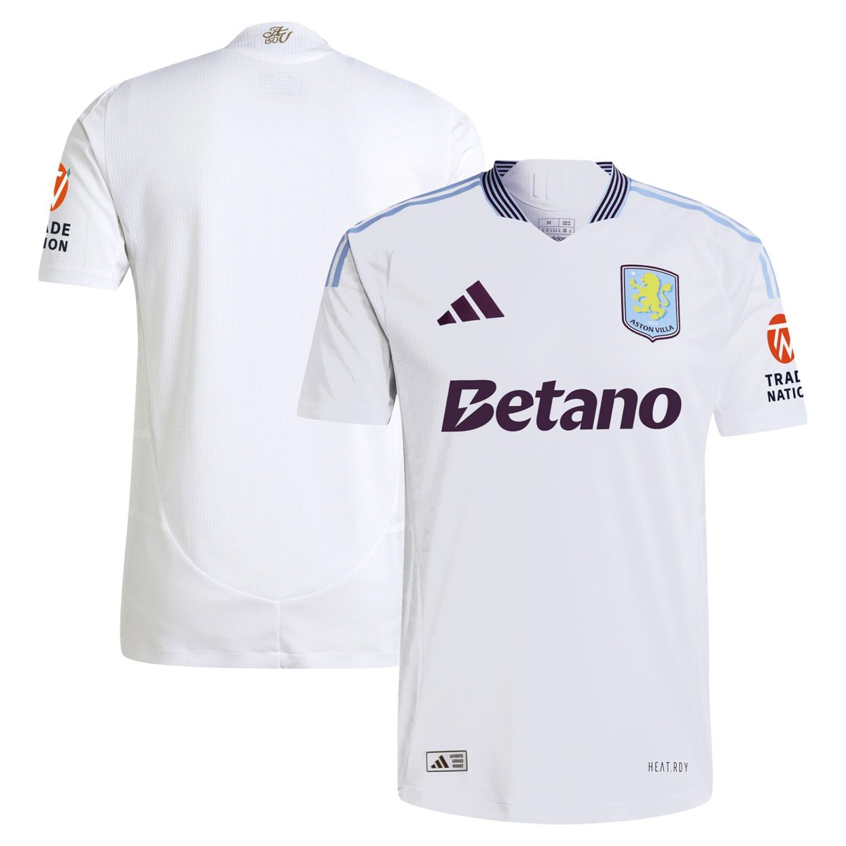 aston villa adidas away authentic shirt 2024-25 with custom printing Collection - Official Aston Villa Shirts & Jerseys