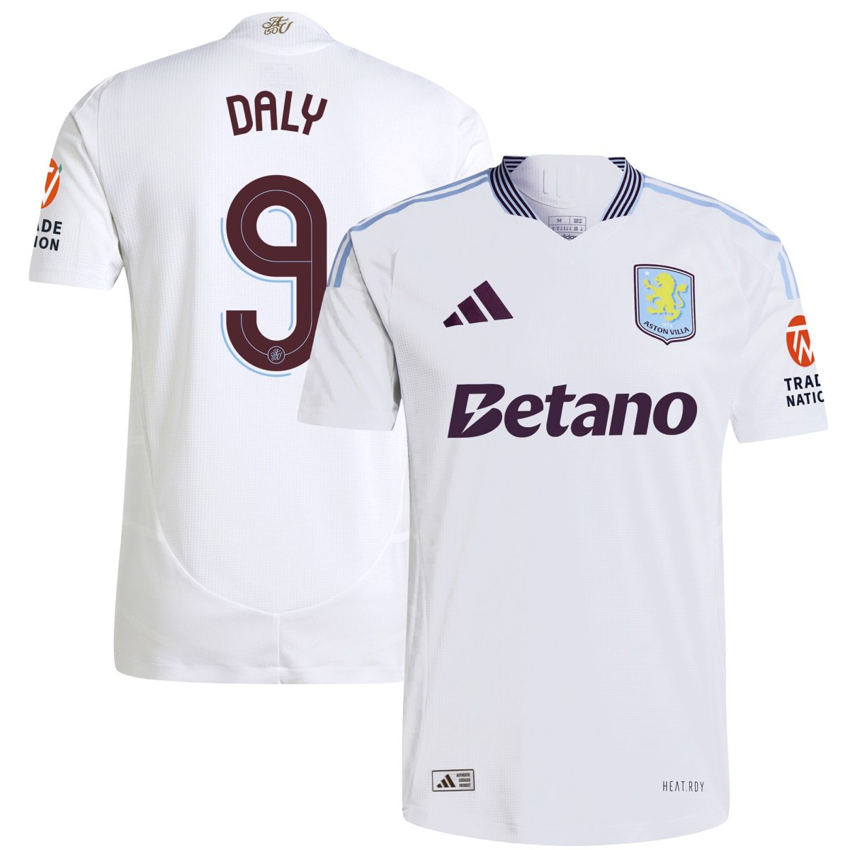aston villa adidas away authentic shirt 2024-25 with daly 9 cup printing Collection - Official Aston Villa Shirts & Jerseys