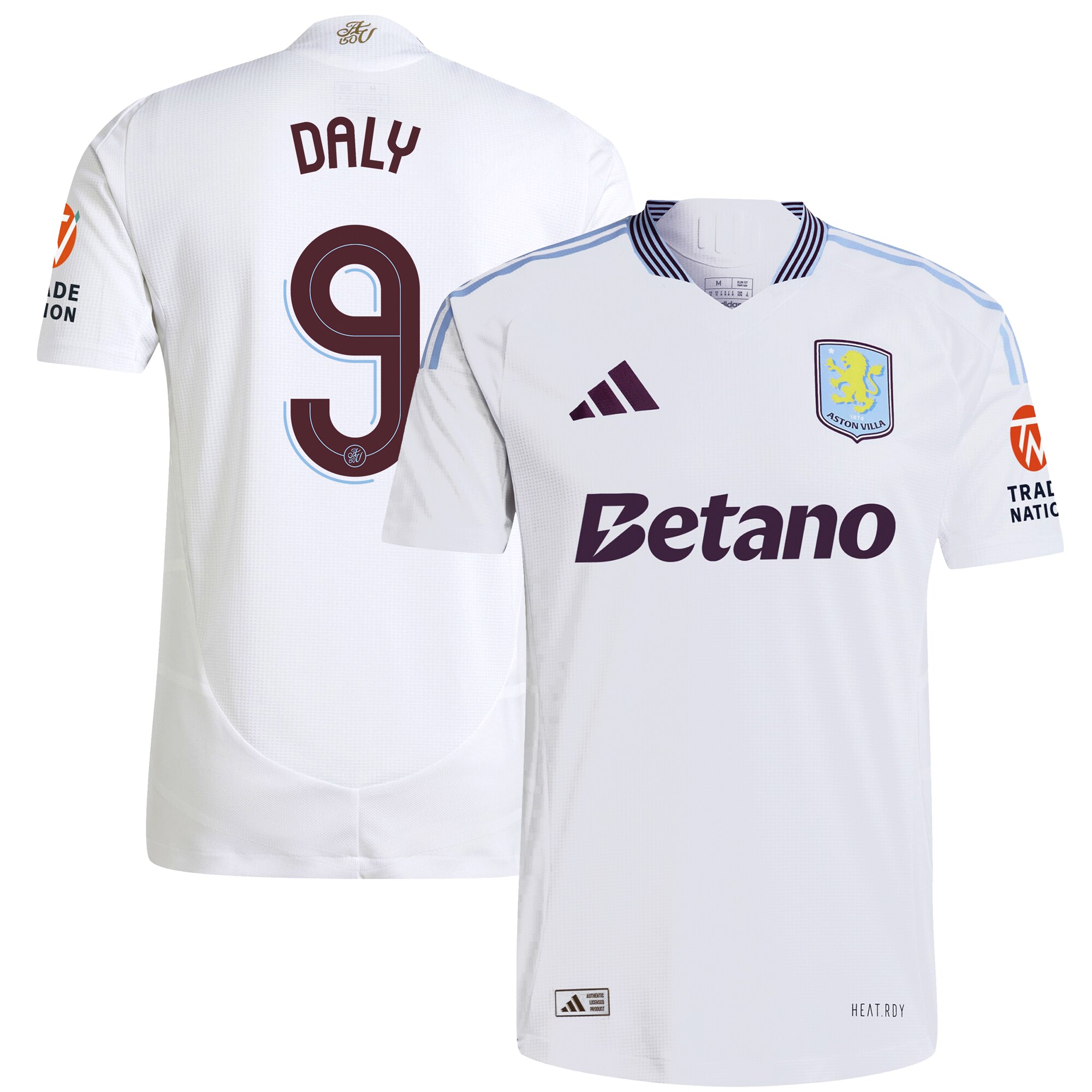 aston villa adidas away authentic shirt 2024-25 with daly 9 cup printing Collection - Official Aston Villa Shirts & Jerseys