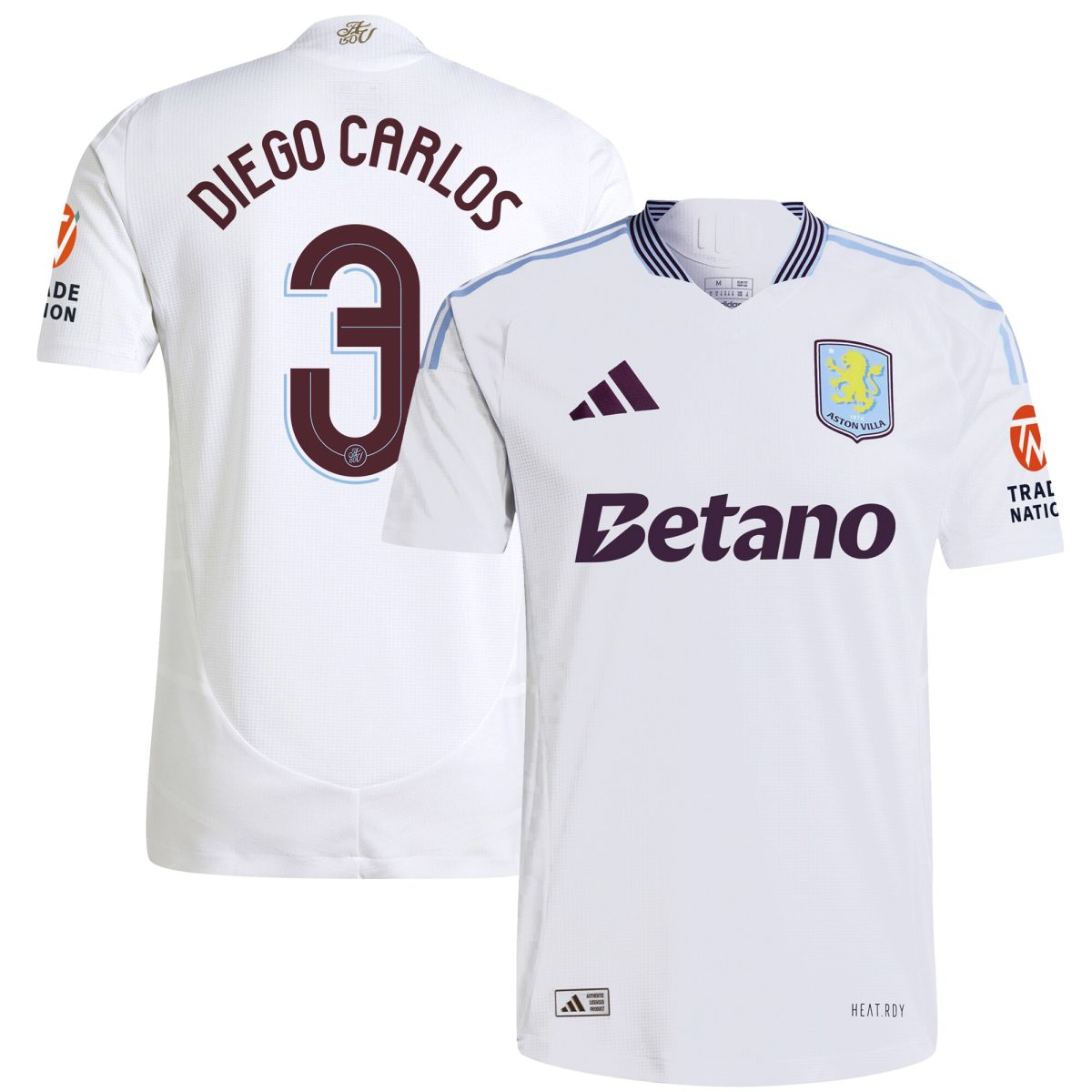 aston villa adidas away authentic shirt 2024-25 with diego carlos 3 cup printing Collection - Official Aston Villa Shirts & Jerseys