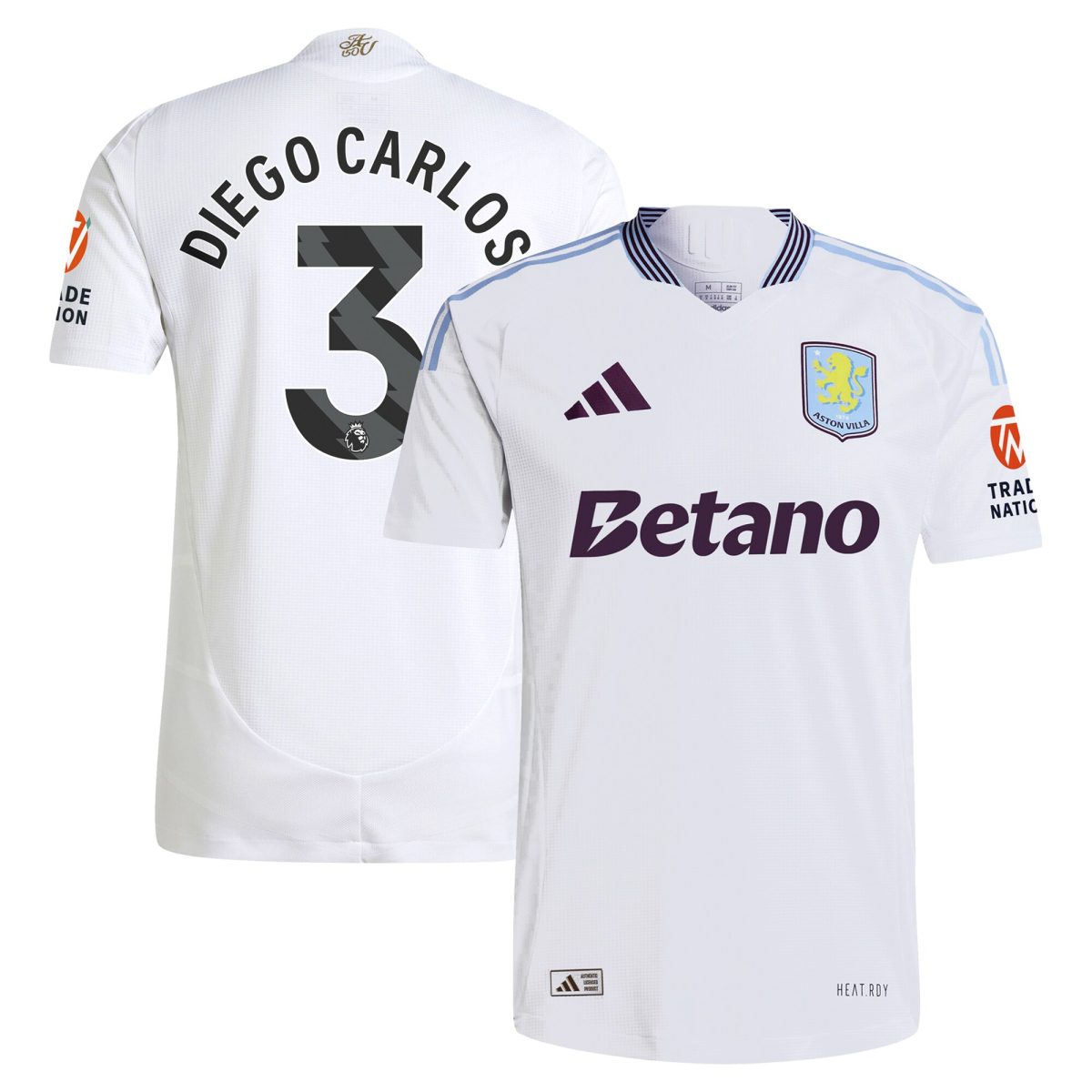 aston villa adidas away authentic shirt 2024-25 with diego carlos 3 printing Collection - Official Aston Villa Shirts & Jerseys