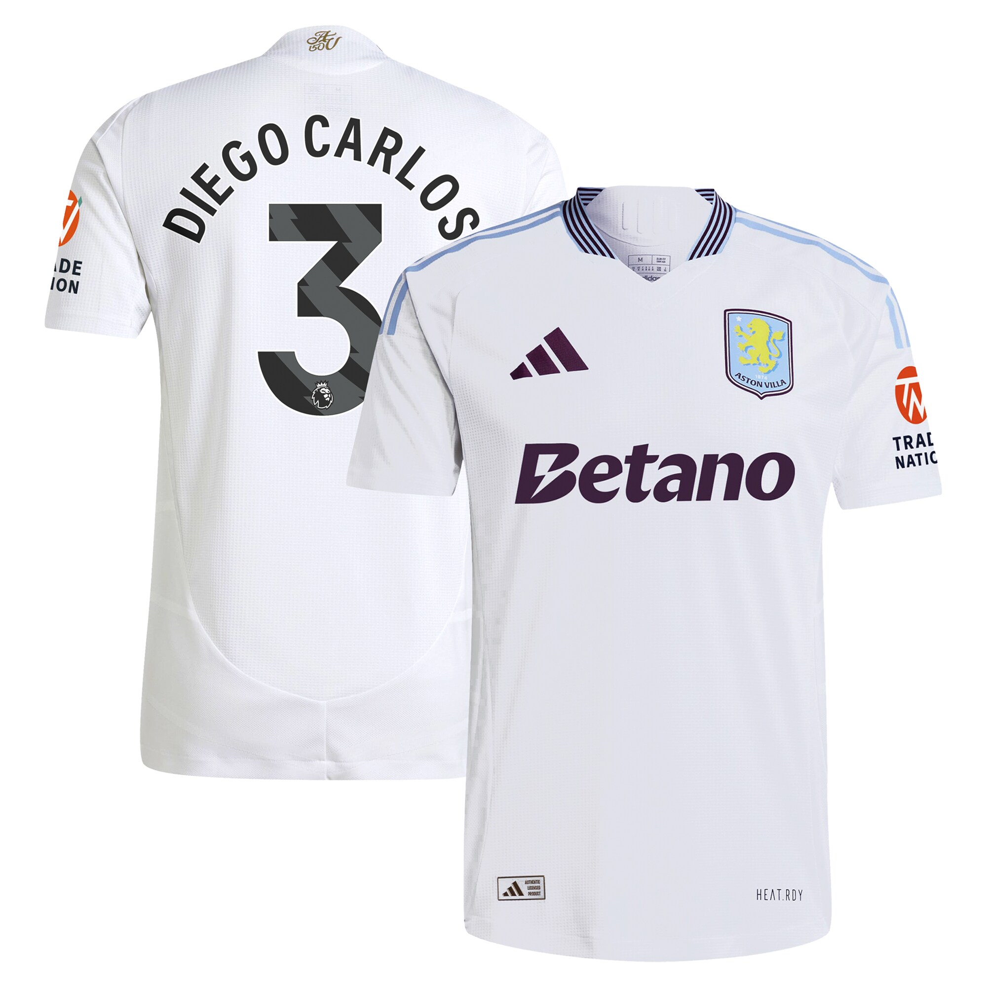 aston villa adidas away authentic shirt 2024-25 with diego carlos 3 printing Collection - Official Aston Villa Shirts & Jerseys