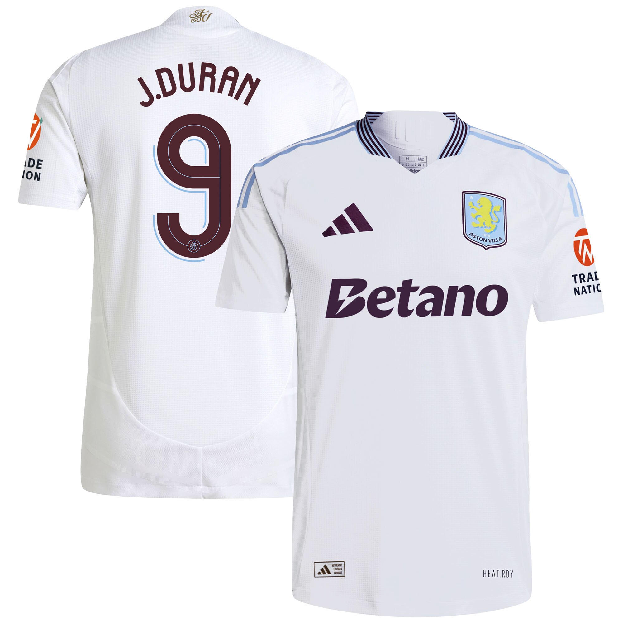 aston villa adidas away authentic shirt 2024-25 with duran 9 cup printing Collection - Official Aston Villa Shirts & Jerseys