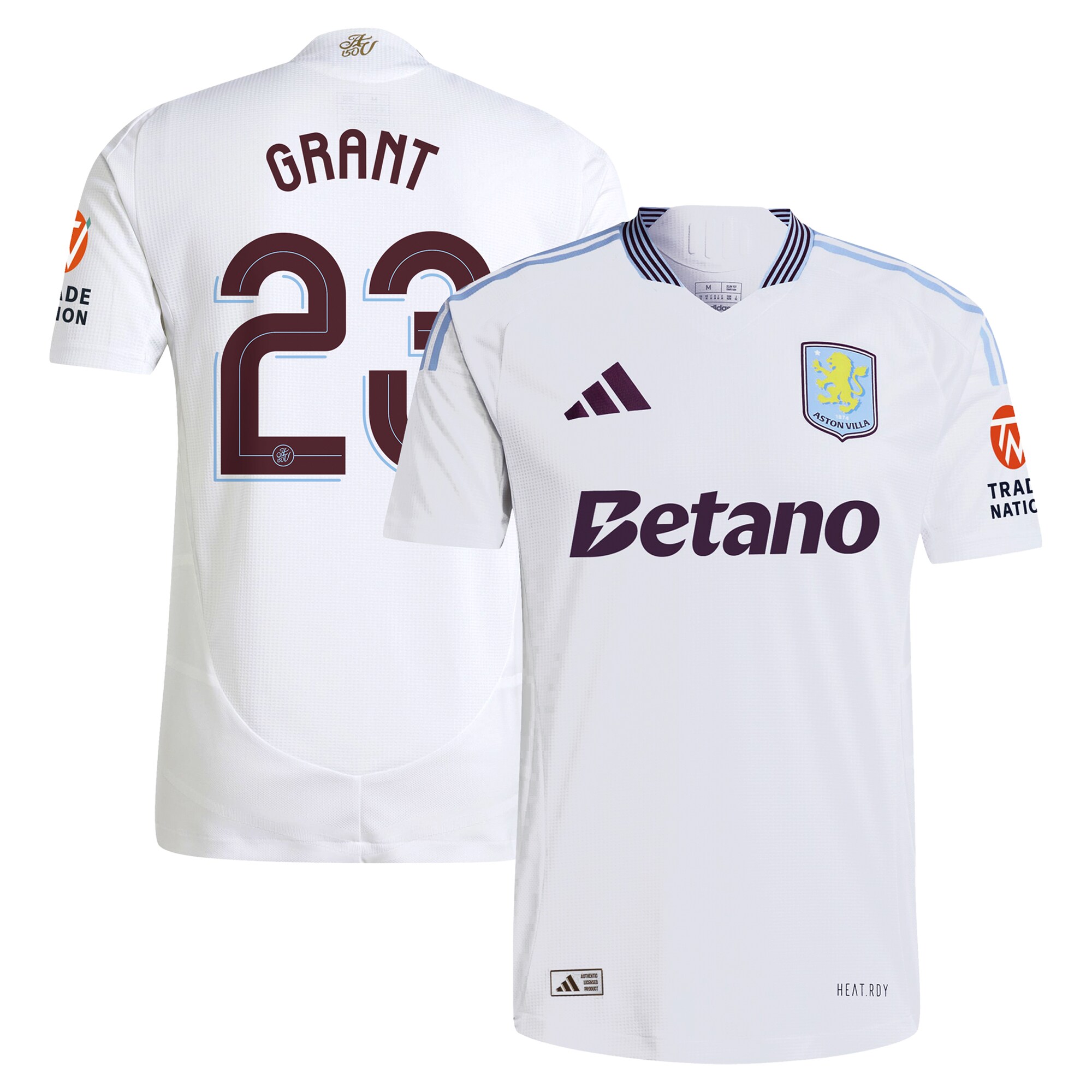 aston villa adidas away authentic shirt 2024-25 with grant 23 cup printing Collection - Official Aston Villa Shirts & Jerseys