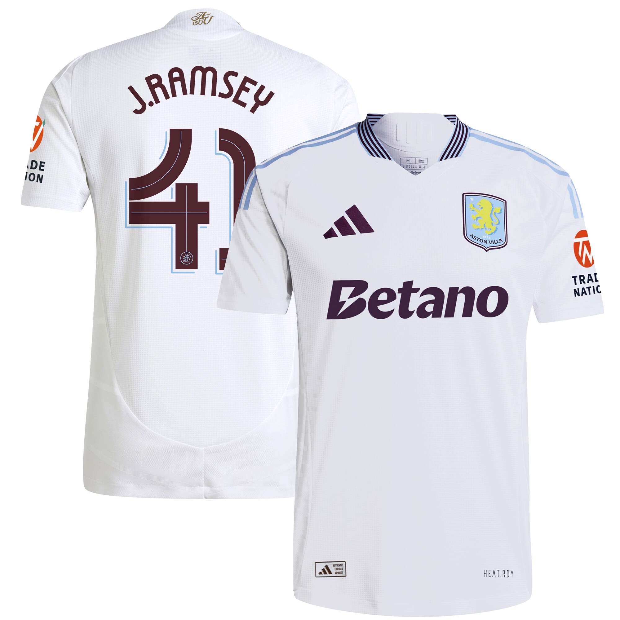 aston villa adidas away authentic shirt 2024-25 with j. ramsey 41 cup printing Collection - Official Aston Villa Shirts & Jerseys