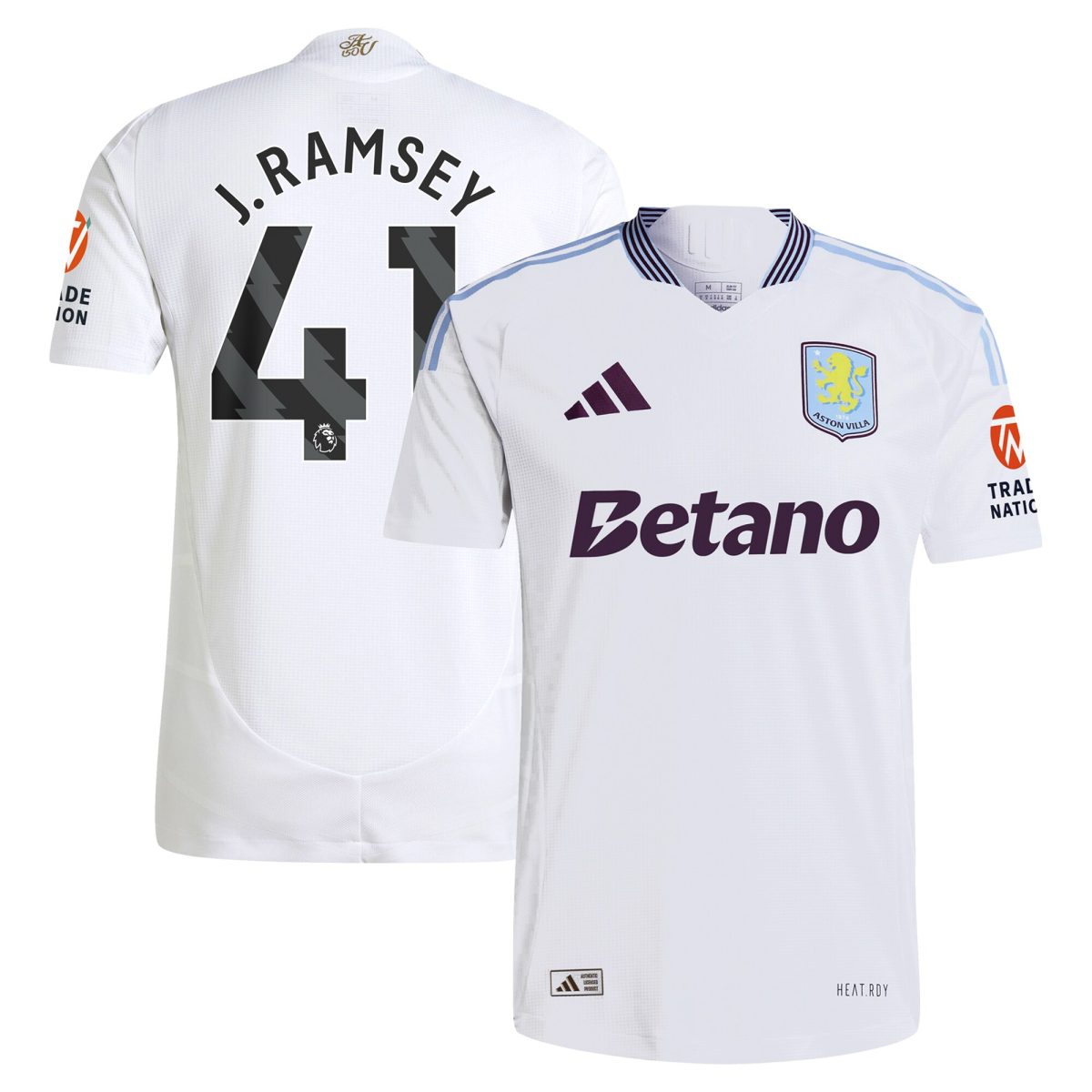 aston villa adidas away authentic shirt 2024-25 with j. ramsey 41 printing Collection - Official Aston Villa Shirts & Jerseys