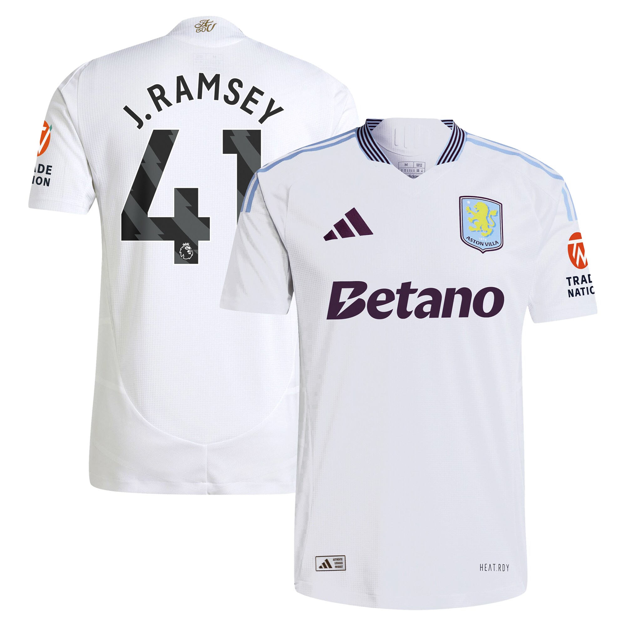 aston villa adidas away authentic shirt 2024-25 with j. ramsey 41 printing Collection - Official Aston Villa Shirts & Jerseys