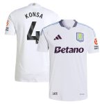 aston villa adidas away authentic shirt 2024-25 with konsa 4 printing Collection - Official Aston Villa Shirts & Jerseys