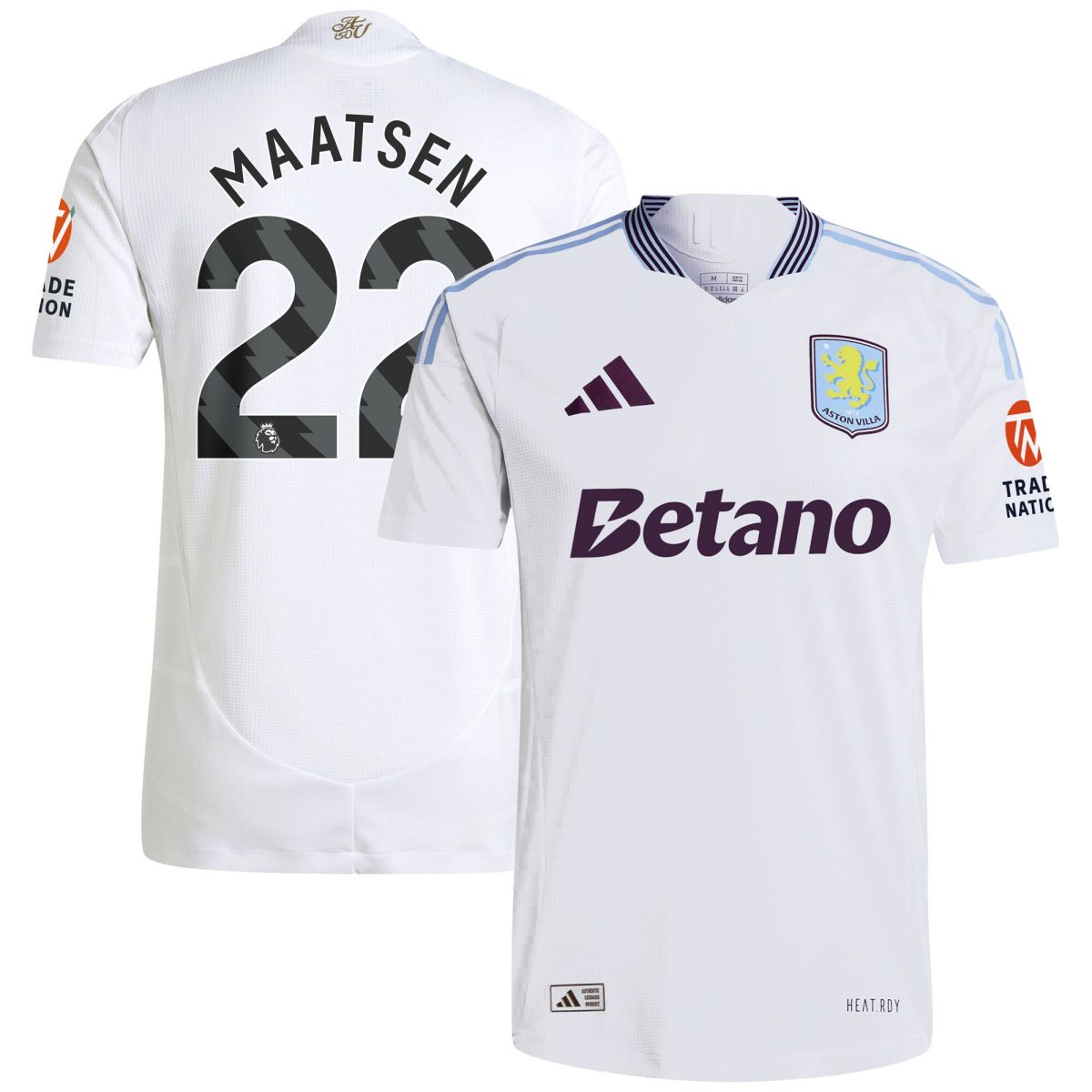 aston villa adidas away authentic shirt 2024-25 with maatsen 22 printing Collection - Official Aston Villa Shirts & Jerseys