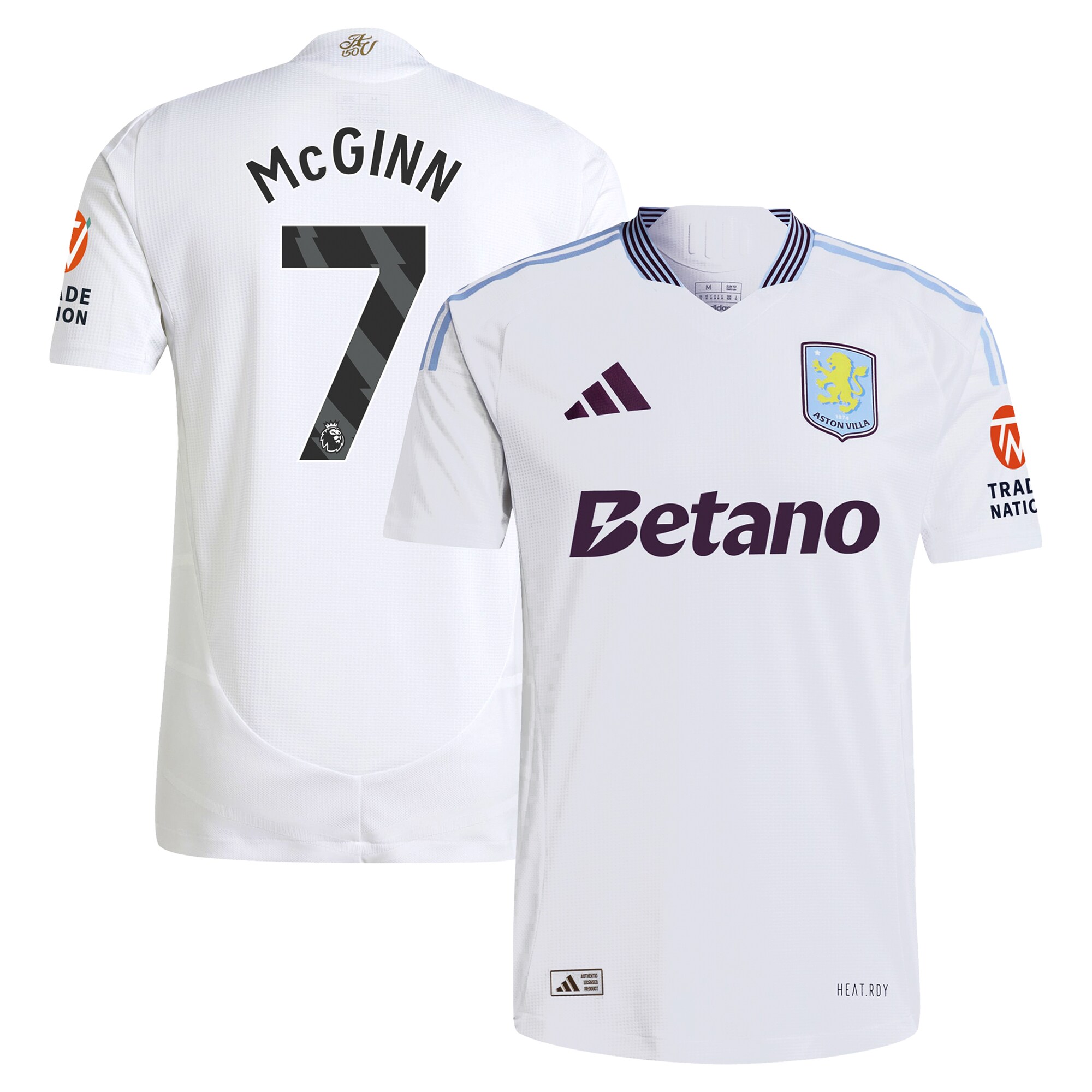 aston villa adidas away authentic shirt 2024-25 with mcginn 7 printing Collection - Official Aston Villa Shirts & Jerseys