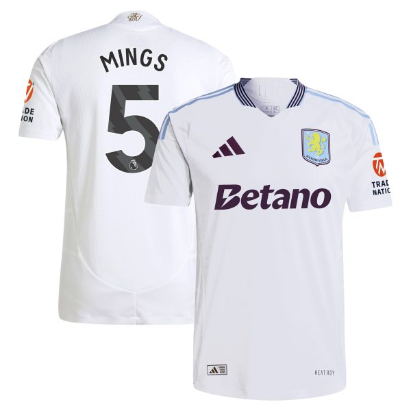 aston villa adidas away authentic shirt 2024-25 with mings 5 printing Collection - Official Aston Villa Shirts & Jerseys
