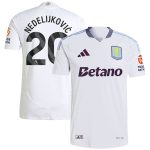 aston villa adidas away authentic shirt 2024-25 with nedeljković 20 printing Collection - Official Aston Villa Shirts & Jerseys