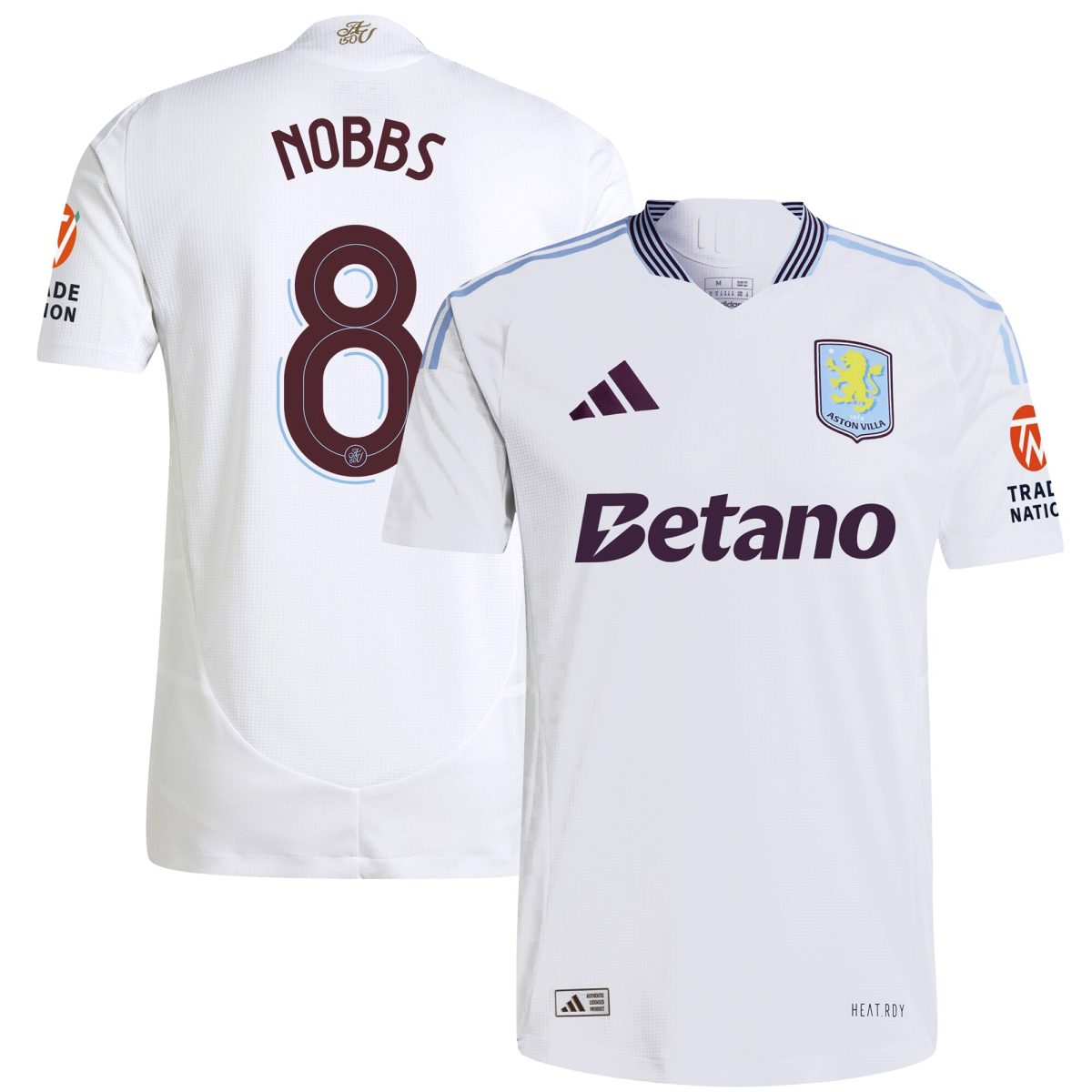 aston villa adidas away authentic shirt 2024-25 with nobbs 8 cup printing Collection - Official Aston Villa Shirts & Jerseys