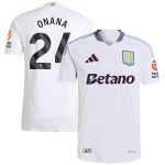 aston villa adidas away authentic shirt 2024-25 with onana 24 printing Collection - Official Aston Villa Shirts & Jerseys