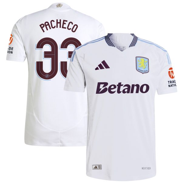 aston villa adidas away authentic shirt 2024-25 with pacheco 33 cup printing Collection - Official Aston Villa Shirts & Jerseys