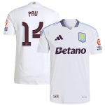 aston villa adidas away authentic shirt 2024-25 with pau 14 cup printing Collection - Official Aston Villa Shirts & Jerseys