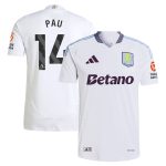 aston villa adidas away authentic shirt 2024-25 with pau 14 printing Collection - Official Aston Villa Shirts & Jerseys