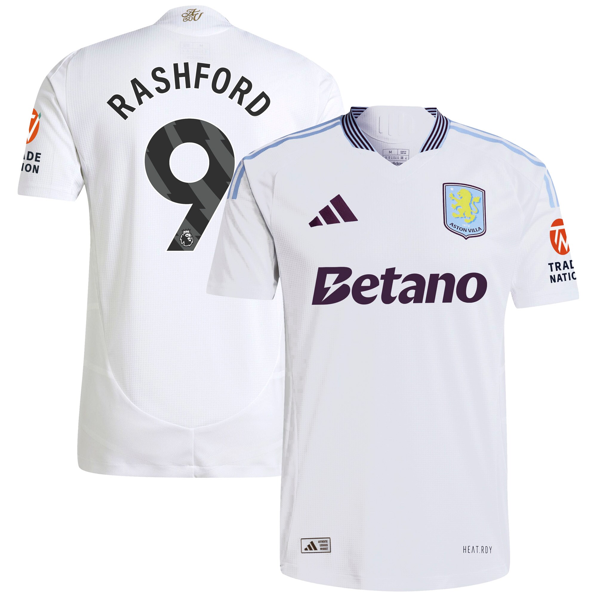 aston villa adidas away authentic shirt 2024-25 with rashford 9 printing Collection - Official Aston Villa Shirts & Jerseys