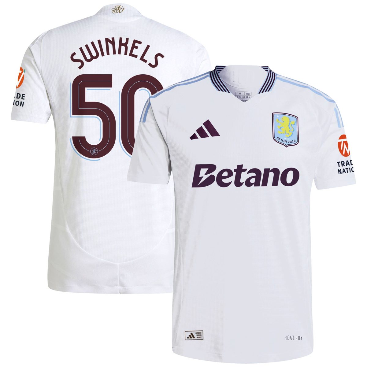 aston villa adidas away authentic shirt 2024-25 with swinkels 50 cup printing Collection - Official Aston Villa Shirts & Jerseys
