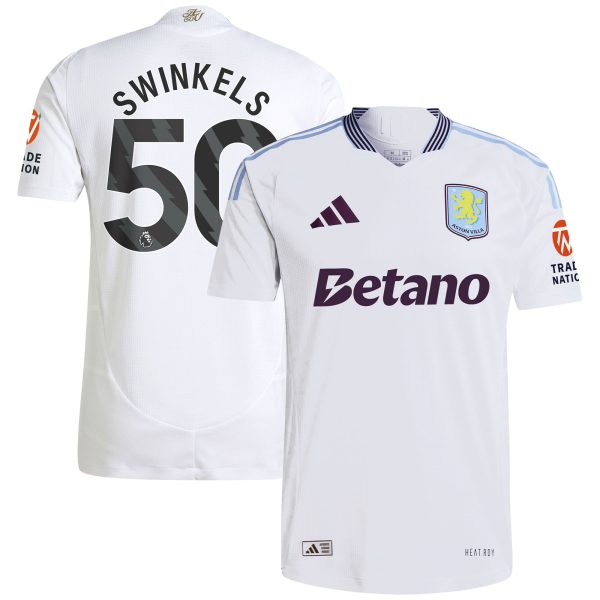 aston villa adidas away authentic shirt 2024-25 with swinkels 50 printing Collection - Official Aston Villa Shirts & Jerseys