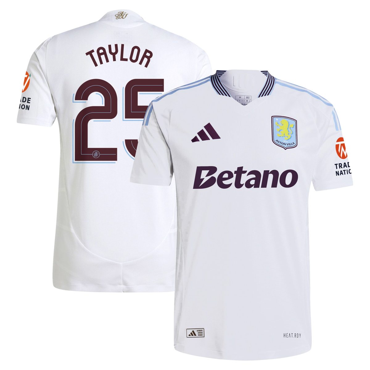 aston villa adidas away authentic shirt 2024-25 with taylor 25 cup printing Collection - Official Aston Villa Shirts & Jerseys