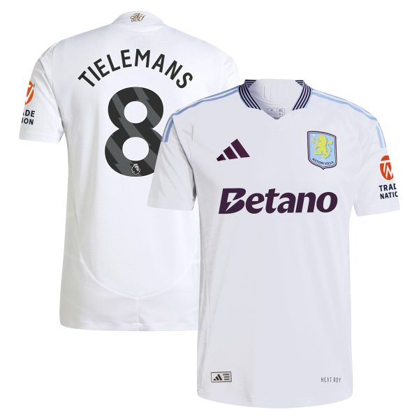 aston villa adidas away authentic shirt 2024-25 with tielemans 8 printing Collection - Official Aston Villa Shirts & Jerseys
