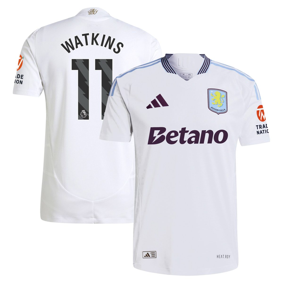 aston villa adidas away authentic shirt 2024-25 with watkins 11 printing Collection - Official Aston Villa Shirts & Jerseys