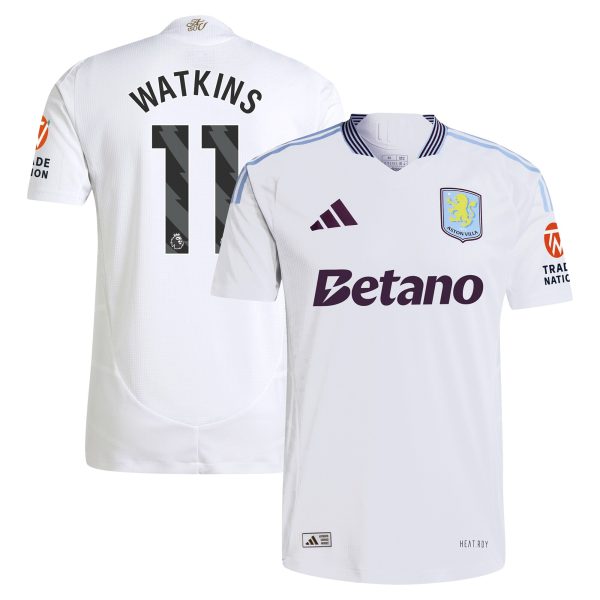 aston villa adidas away authentic shirt 2024-25 with watkins 11 printing Collection - Official Aston Villa Shirts & Jerseys