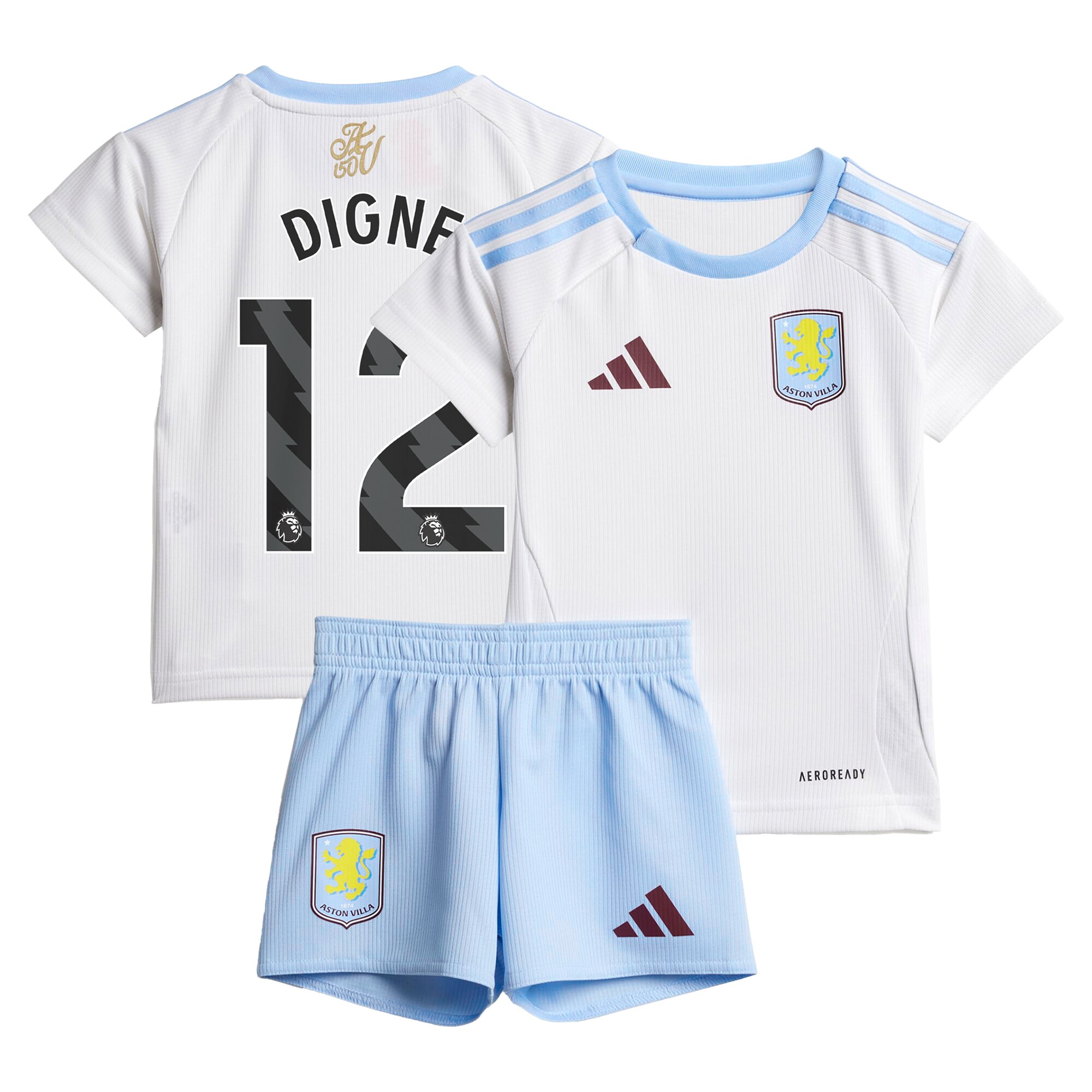 aston villa adidas away baby kit 2024-25 with digne 12 printing Collection - Official Aston Villa Shirts & Jerseys