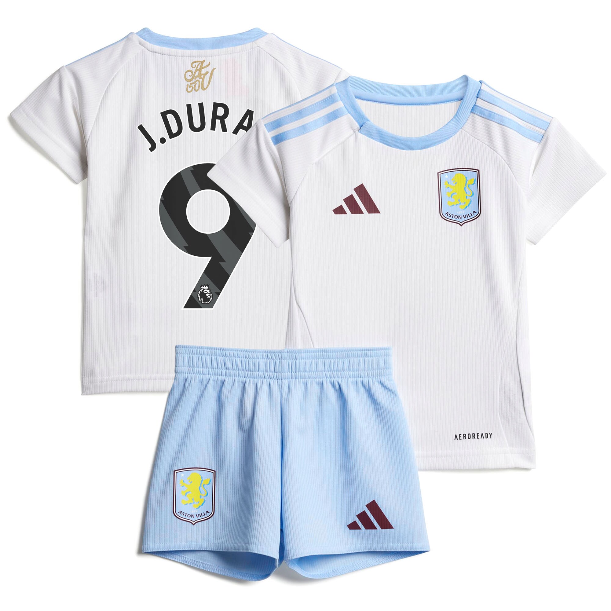 aston villa adidas away baby kit 2024-25 with j.duran 9 printing Collection - Official Aston Villa Shirts & Jerseys