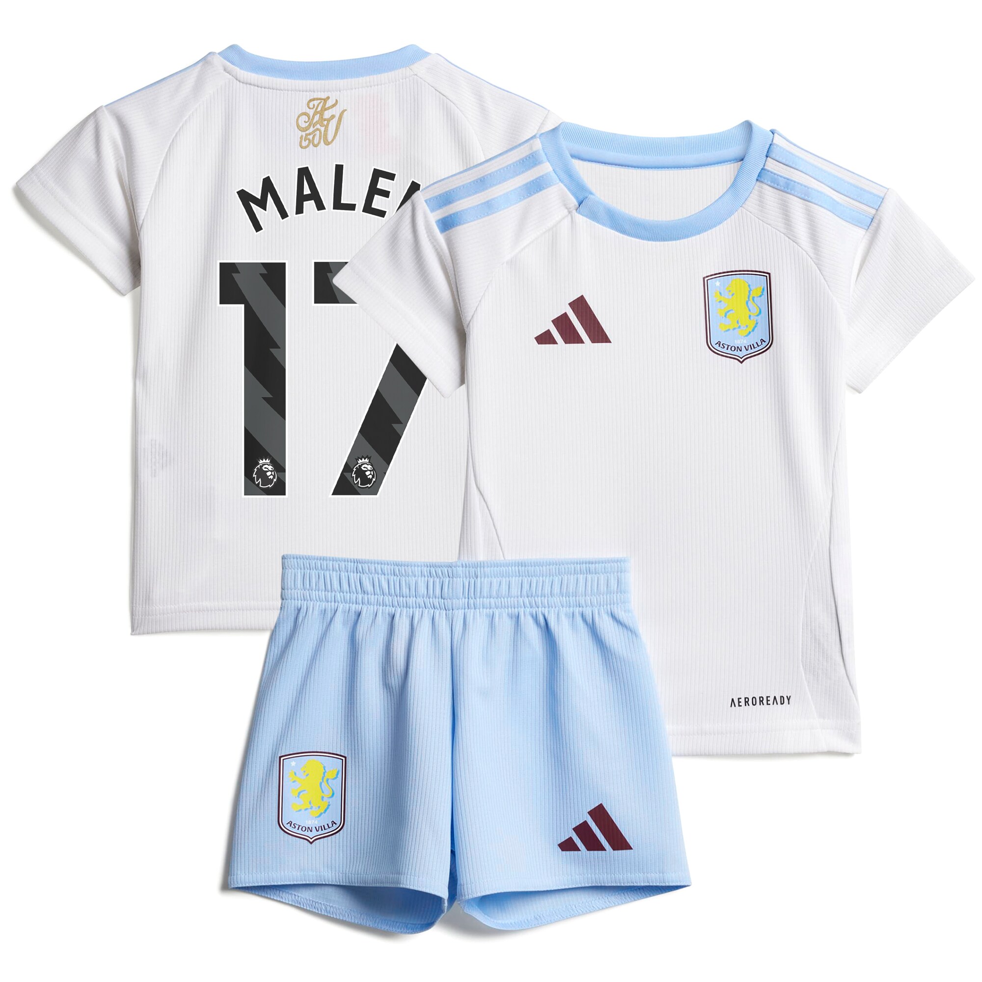 aston villa adidas away baby kit 2024-25 with malen 17 printing Collection - Official Aston Villa Shirts & Jerseys