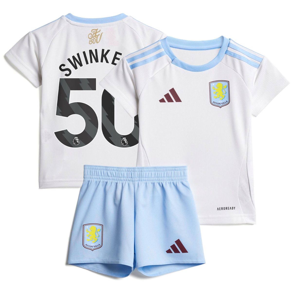 aston villa adidas away baby kit 2024-25 with swinkels 50 printing Collection - Official Aston Villa Shirts & Jerseys
