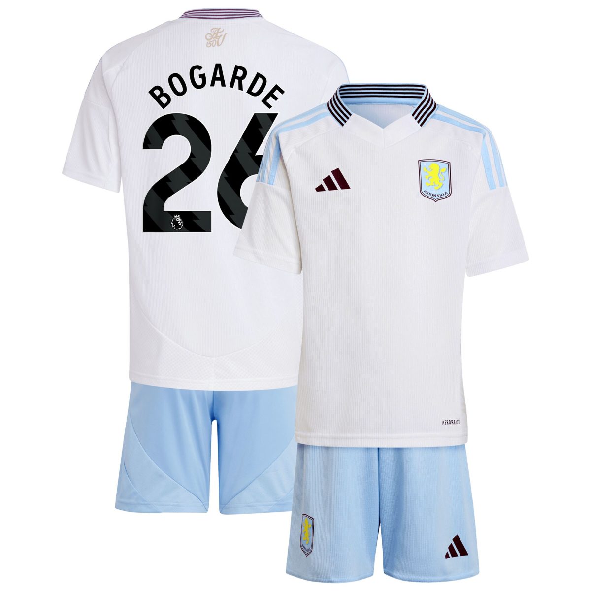 aston villa adidas away mini kit 2024-25 with bogarde 26 printing Collection - Official Aston Villa Shirts & Jerseys