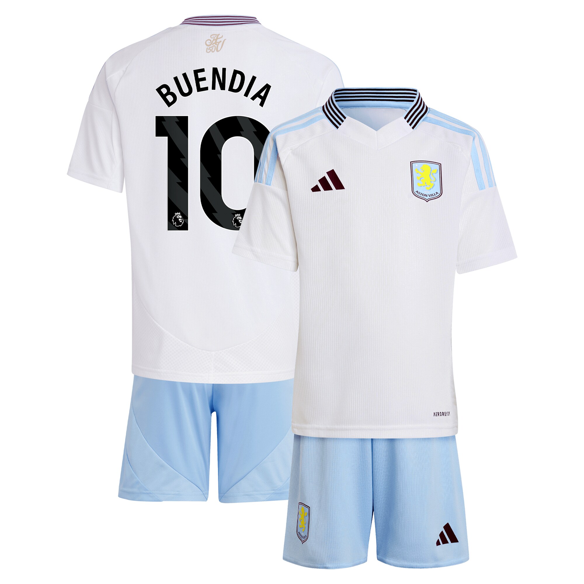 aston villa adidas away mini kit 2024-25 with buendia 10 printing Collection - Official Aston Villa Shirts & Jerseys