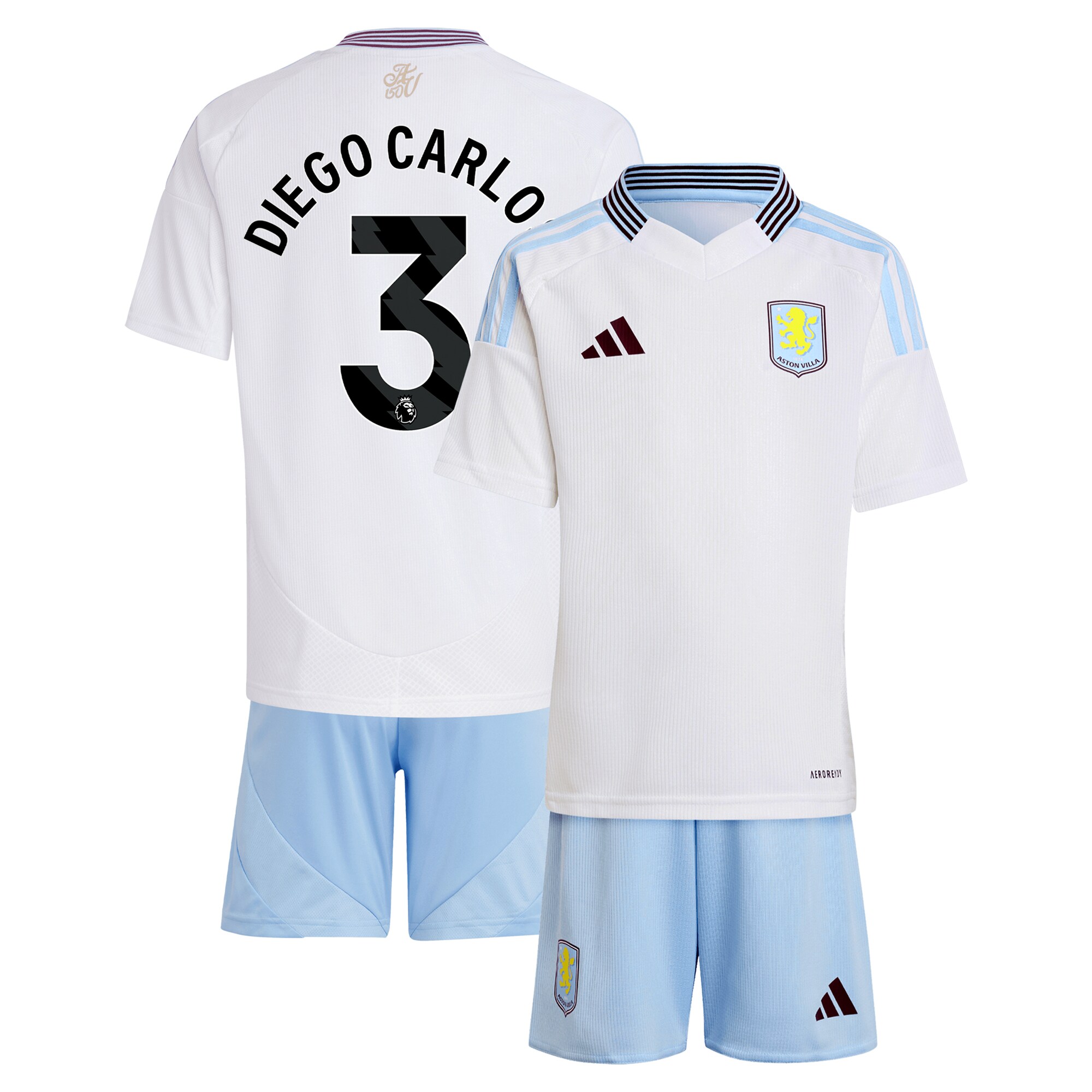aston villa adidas away mini kit 2024-25 with diego carlos 3 printing Collection - Official Aston Villa Shirts & Jerseys