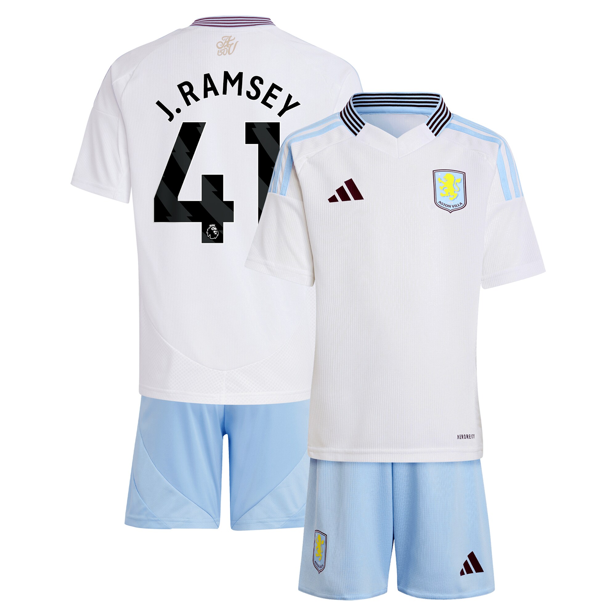 aston villa adidas away mini kit 2024-25 with j. ramsey 41 printing Collection - Official Aston Villa Shirts & Jerseys