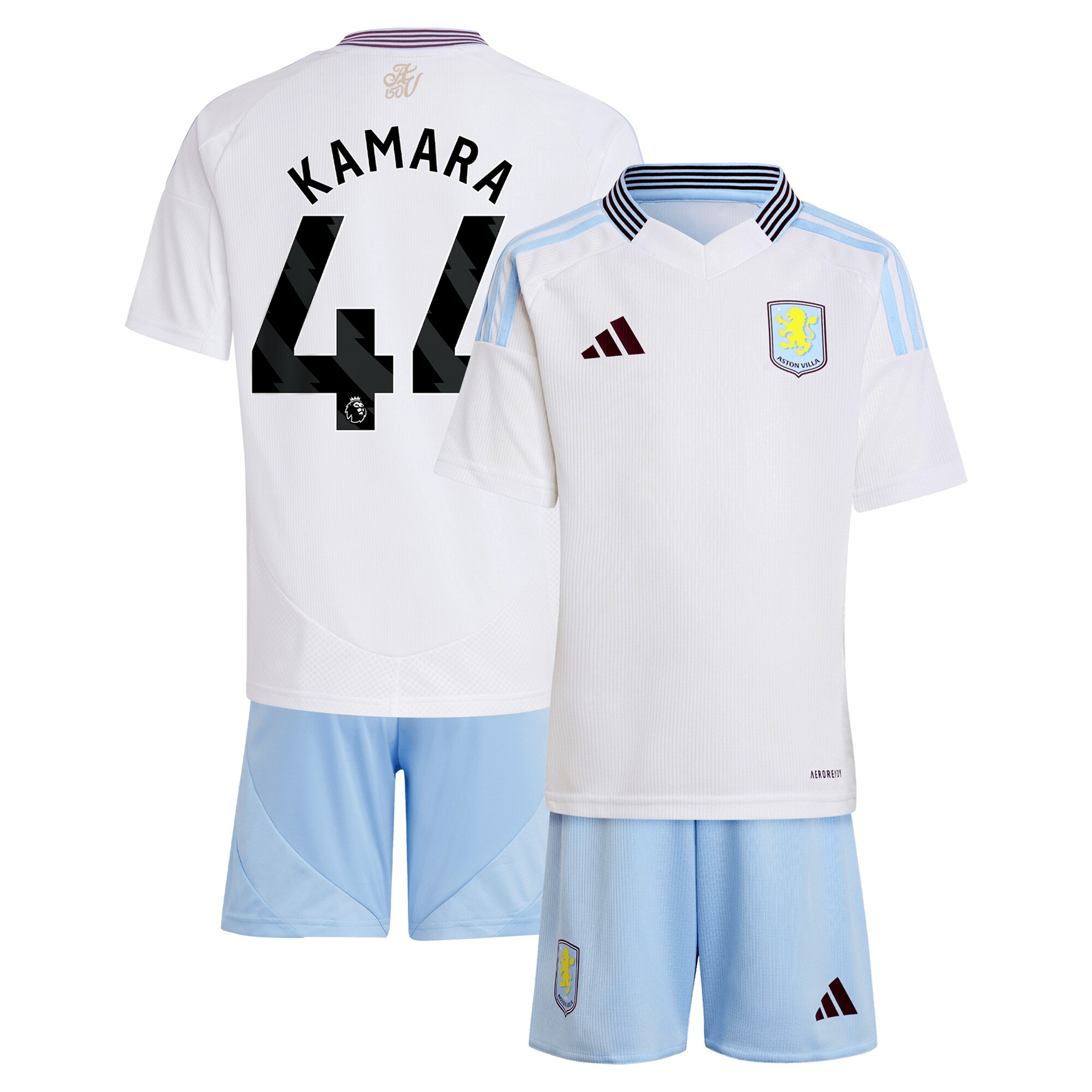 aston villa adidas away mini kit 2024-25 with kamara 44 printing Collection - Official Aston Villa Shirts & Jerseys