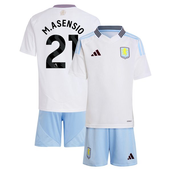 aston villa adidas away mini kit 2024-25 with m.asensio 21 printing Collection - Official Aston Villa Shirts & Jerseys