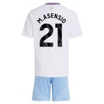 aston villa adidas away mini kit 2024-25 with m.asensio 21 printing Collection - Official Aston Villa Shirts & Jerseys